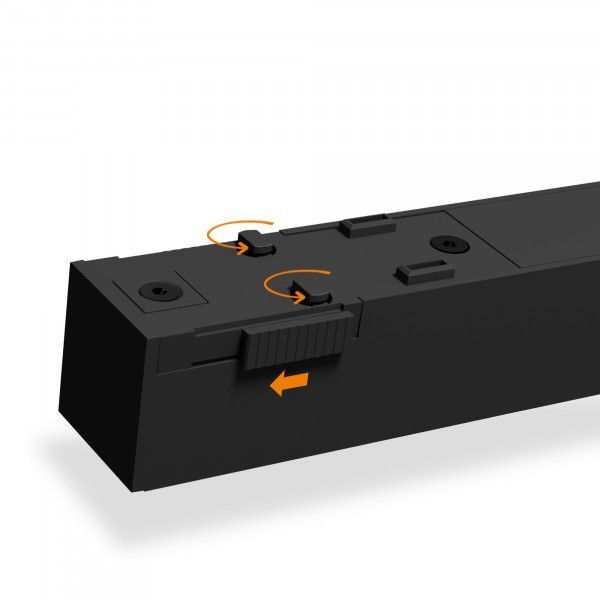 Світильник МАГНІТНИЙ трековий VIDEX LD460B 21W 60cm 4000K 48V Black 28026 фото