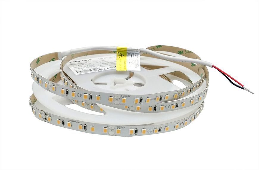 Led стрічка Rishang 2835-120-IP20-WW-8-24 RD08C0TC-B 3000K CRI90 24V 8,6W/m 745lm/m 13253 5 метрів 13253_S фото