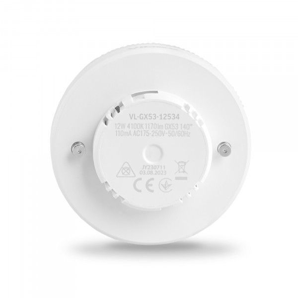 LED лампа VIDEX GX53 12W 4100K 220V 27704 фото