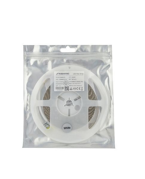 Led лента Rishang 2835-120-IP20-CWd-8-24 RD08C0TC-B 6500K CRI80 24V 8,6W/m 785lm/m 13255 5 метров 13255_S фото