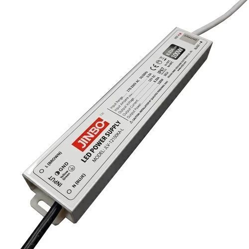 Блок питания 12V 100w ІР67 8.33A 218*40*22mm JINBO герметичный 12869 LC100-12869 фото