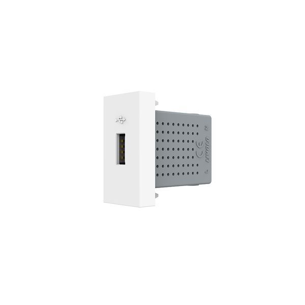 Механізм розетка USB 5V 2.1A 10W Livolo білий (VL-FCUA-1WP) 727600213 фото