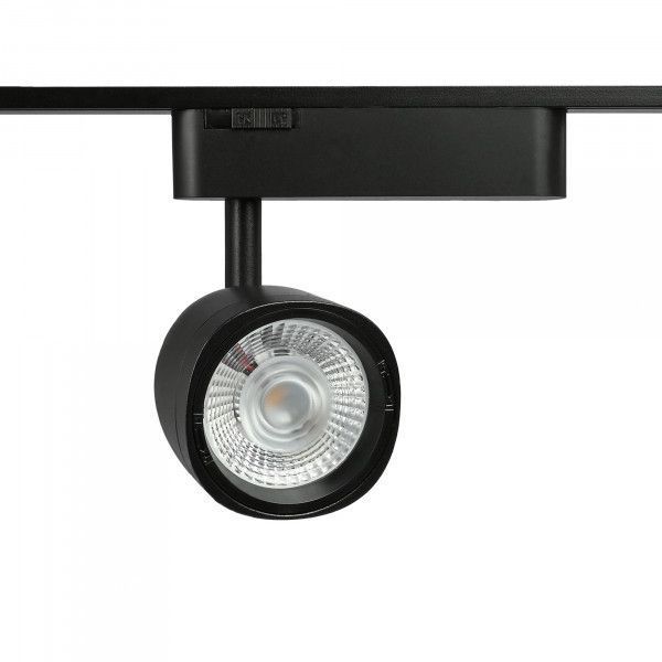 Світильник МАГНІТНИЙ трековий VIDEX LA76B 8.5W 4000K 48V Black 28023 фото