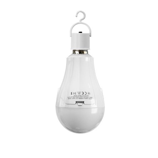 LED лампа акумуляторна TITANUM A80 12W E27 4000K 230V 29152 фото