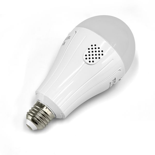 LED лампа акумуляторна TITANUM A80 12W E27 4000K 230V 29152 фото