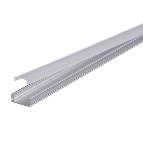 LED-профіль накладний 7х17,35х2000мм анодований + РОЗСІВАЧ LC-15-a LC-15-a фото