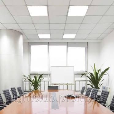 Led panel 4000К 41w 4400lm 600x600mm IP54 з рівномірним матовим розсіювачем S66-4440-V21 S66-4440-V21 фото