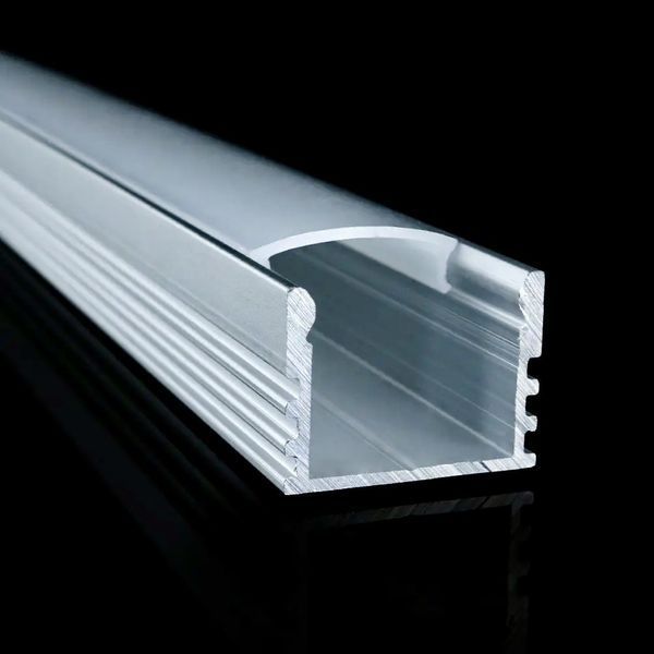 LED-профіль накладний 12х16х2000мм глибокий анодований + РОЗСІЮВАЧ LC-21-a LC-21-a фото