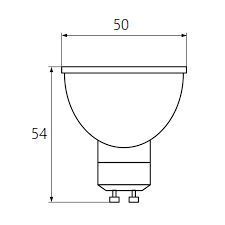 Лампочка LED PAR16 50 6W/840 480Lm 230V 4000К GU10 Osram 4058075689671 4058075689671 фото