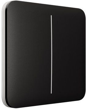 Вимикач Ajax LightSwitch 2-клавішний Black 000030615 фото