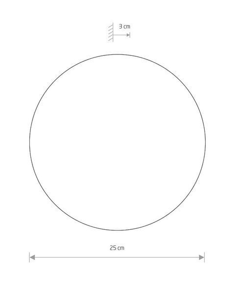 Бра Nowodvorski 7635 Ring LED 1x9W 3000K 400Lm IP20 Bl 7634 7635-N фото