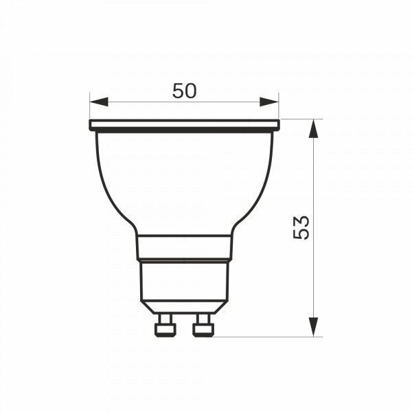 LED лампа TITANUM MR16 6W GU10 4100K 27006 фото