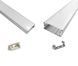 LED-профіль ПФ-25 9,8х23,35х2000мм широкий накладний анодований КОМПЛЕКТ 1017977 1017977 фото 2