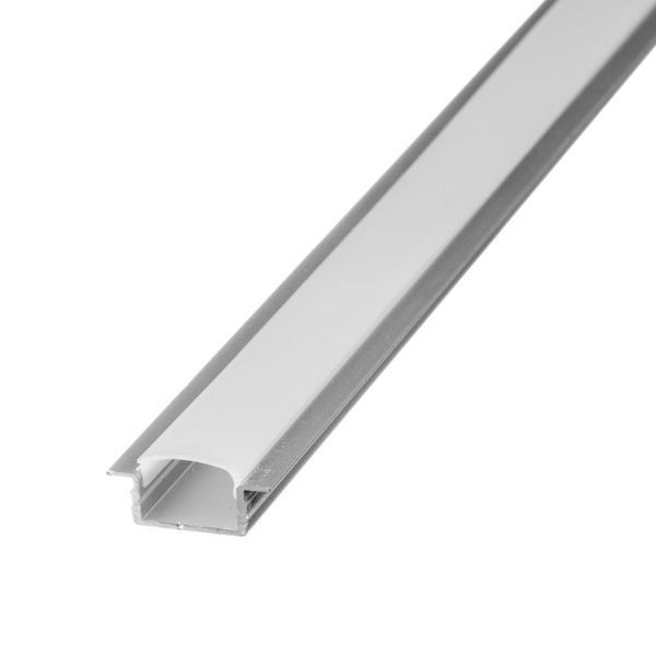 LED-профіль врізний ПФ- 19 анодований 7х12х2000мм узький + РОЗСІВАЧ 1018491 1018491 фото