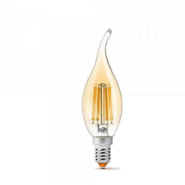 LED лампа VIDEX Filament C37FtA 6W E14 2200K бронза 25797 фото