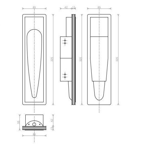 Гипсовый светильник Promin VL2 320x80x56 МГВ-80mm 1Вт 3000К белый VL-2-LC VL-2-LC фото