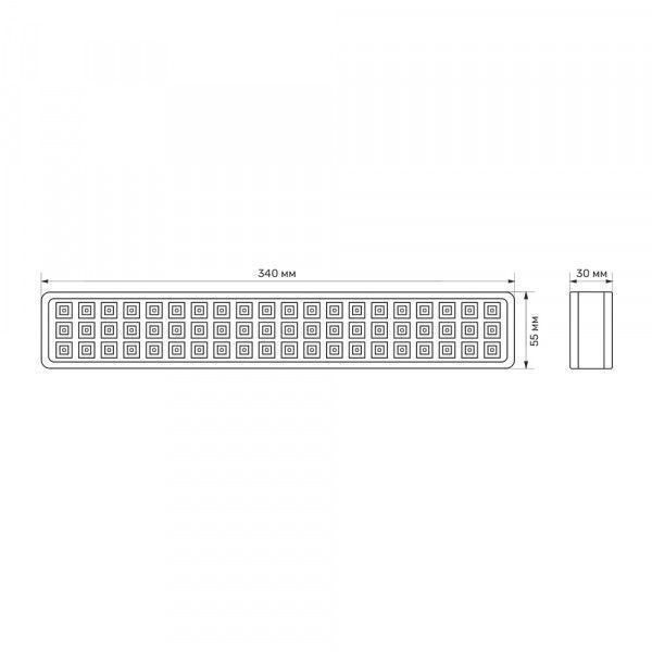 LED світильник аварійний TITANUM 60 LED 6500K 27385 фото