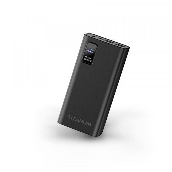 Павербанк TITANUM 728S 30000mAh 22.5W Black 27364 фото