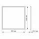 LED-панель VIDEX 40W 6200K матовая 23982 фото 3