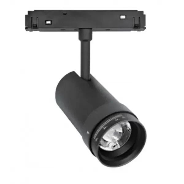 Магнітний світильник спот 00mm &Oslash;45mm 12Вт 4000К 48V чорний LTR-MS26-T D45 Focus-12W LTR-MS26-T D45 Focus-12W фото