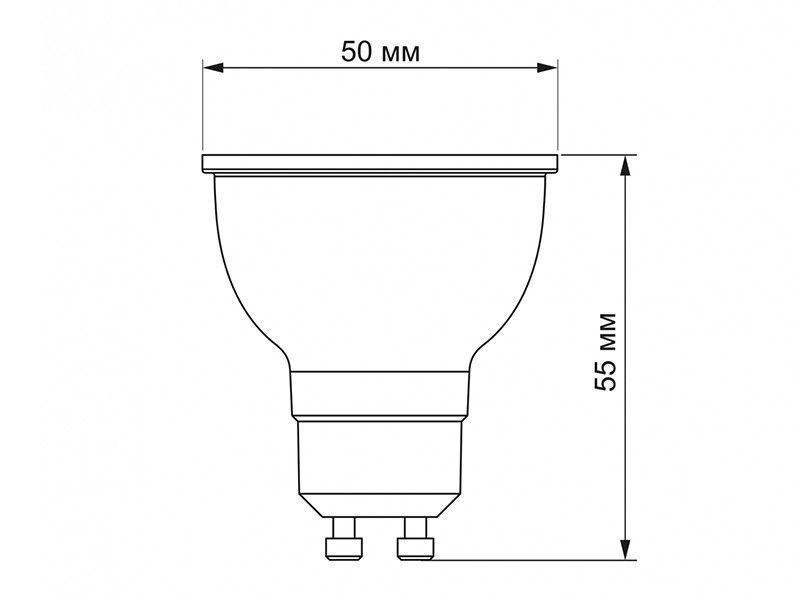 Світлодіодна лампа MR16eL 7W GU10 4100K (VL-MR16eL-07104) VIDEX 7885 фото