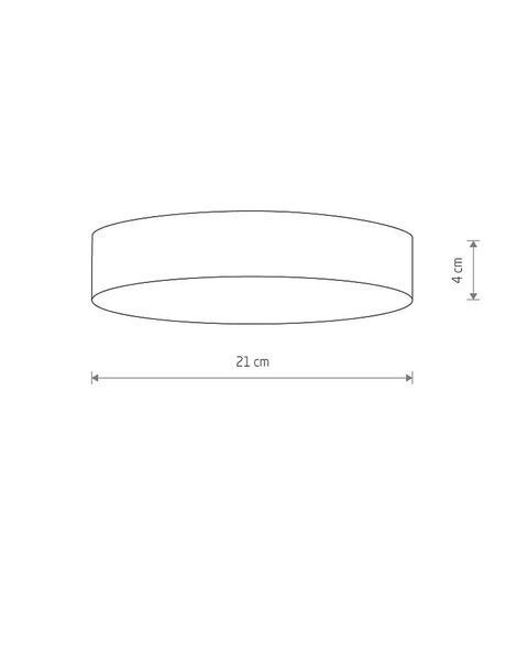 Стельовий світильник Nowodvorski 10417 Lid Round Led 1x35W 4000K 3150Lm IP20 Bl 10417-N фото