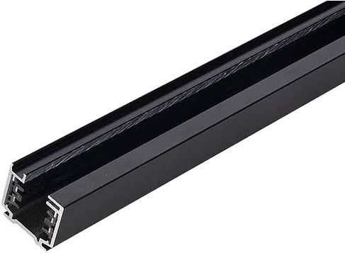 Трек 2м 3ф черный прямоугольный для светильников на шинопровод tr8102-BLK-3 фото
