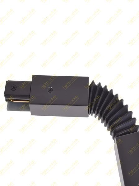 Коннектор L-образный гибкий для 1фазного шинопровода черный tr8307-BLK-1 tr8307-BLK-1 фото