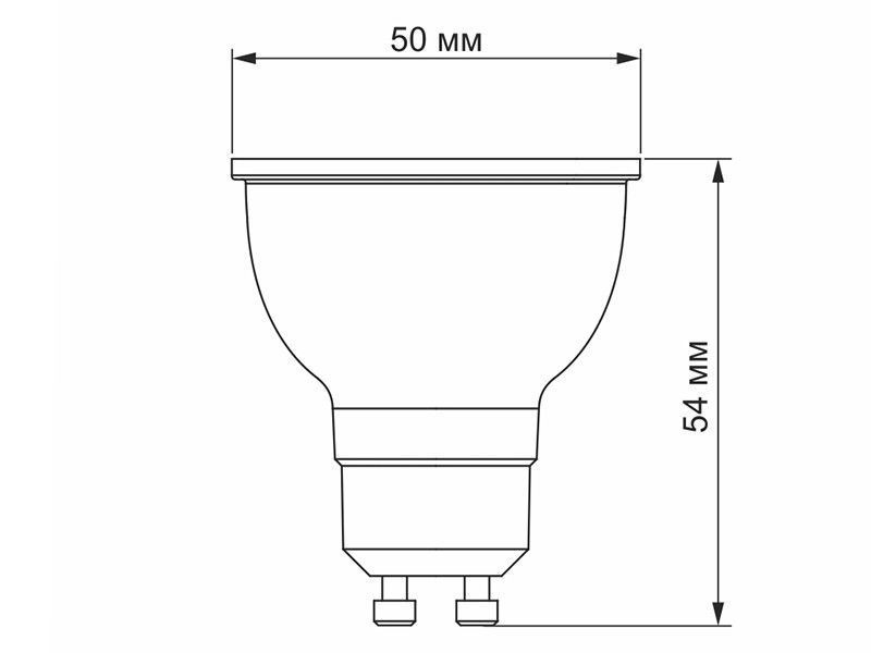 Світлодіодна лампа MR16е 6W GU10 3000K 220V (VL-MR16e-06103) VIDEX 7875 фото