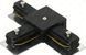 Коннектор T-образный для 1фазного шинопровода черный tr8308-BLK-1 tr8308-BLK-1 фото 1