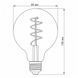 LED лампа VIDEX Filament G95FASD 5W E27 2200K димерная бронза 25015 фото 4