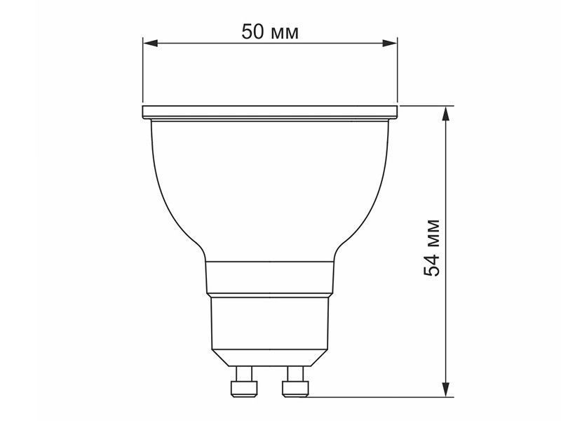 Світлодіодна лампа MR16е 6W GU10 4100K 220V (VL-MR16e-06104) VIDEX 7865 фото