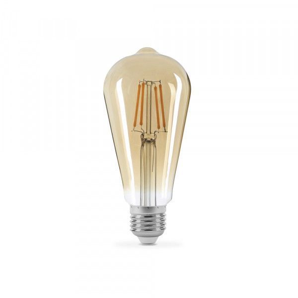 LED лампа TITANUM Filament ST64 6W E27 2200K бронза 25527 фото