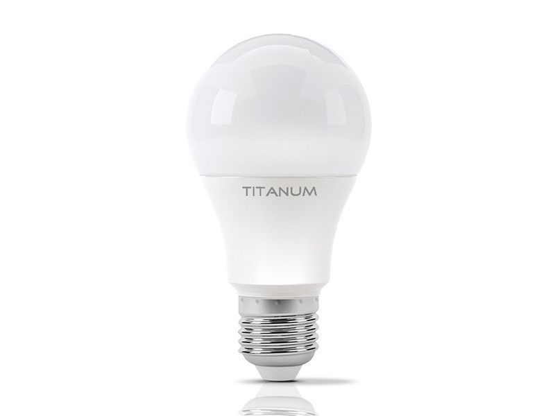 Світлодіодна лампа A60 10W E27 4100K 12V TITANUM 7317 фото