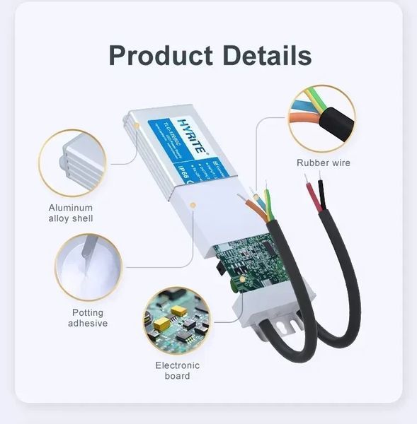 Блок питания HYRITE Slim 300W DC24V IP68 (TLG-24E300C) TLG-24E300C фото