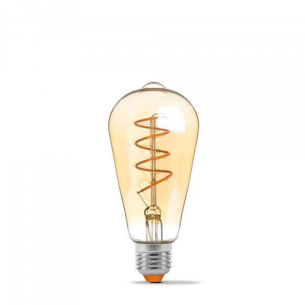 LED лампа VIDEX Filament ST64FASD 5W E27 2200K димерная бронза 25014 фото