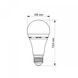 LED лампа акумуляторна TITANUM A68 9W E27 4000K 220V 2663203043 фото 3
