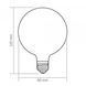 LED-лампа VIDEX Filament VL-DG80MO 7W E27 3000K Porcelain dimmable 27622 фото 3