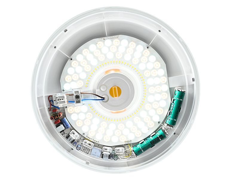 Світильник аварійний накладний з датчиком руху 30W 2700-6500K 220V (VL-CLR-EM300-2) VIDEX 8108 фото