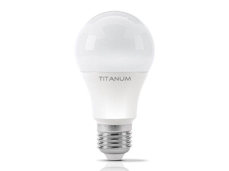 Світлодіодна лампа A60 12W E27 4100K 220V TITANUM 7365 фото