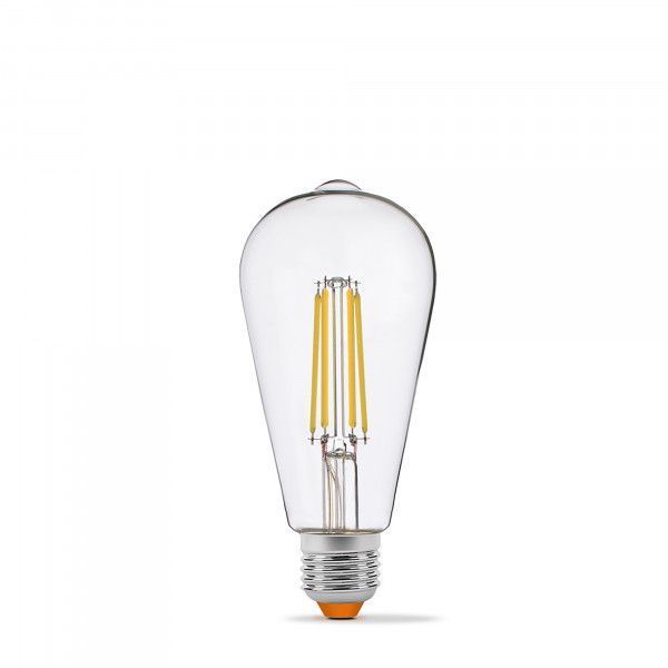 LED лампа VIDEX Filament ST64FD 6W E27 4100K димерная 24312 фото