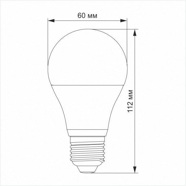 LED лампа TITANUM A60 12W E27 4100K 220V 24163 фото