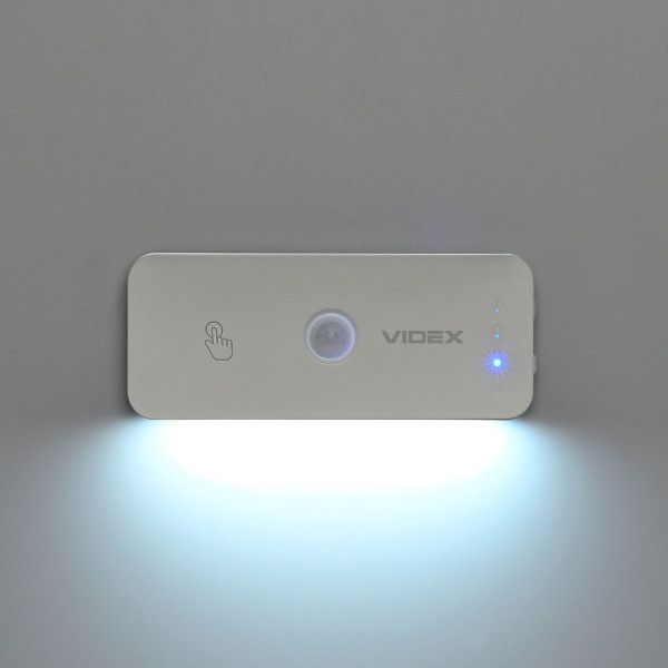 LED Світильник акумуляторний з датчиком руху VIDEX VL-NL053W-S 28222 фото