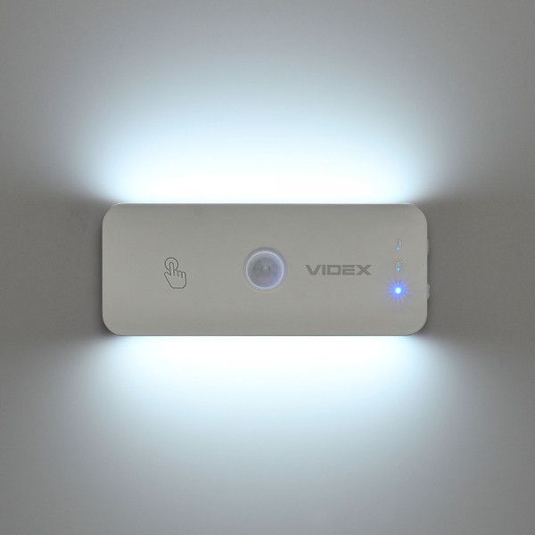 LED Світильник акумуляторний з датчиком руху VIDEX VL-NL053W-S 28222 фото