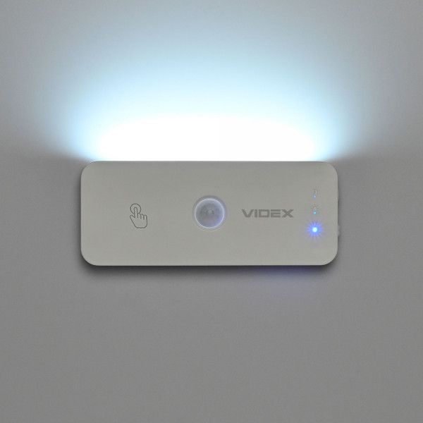 LED Світильник акумуляторний з датчиком руху VIDEX VL-NL053W-S 28222 фото