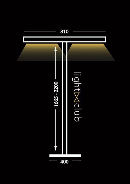 Торшер офисный 20Вт 3000К ІР20 led FloorLine black comfort Черный LC-TR-3K-20-CMF-Blk LC-TR-3K-20-CMF-Blk фото