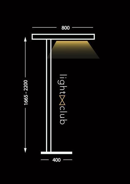 Торшер офисный 20Вт 3000К ІР20 led FloorLine black comfort Черный LC-TR-3K-20-CMF-Blk LC-TR-3K-20-CMF-Blk фото