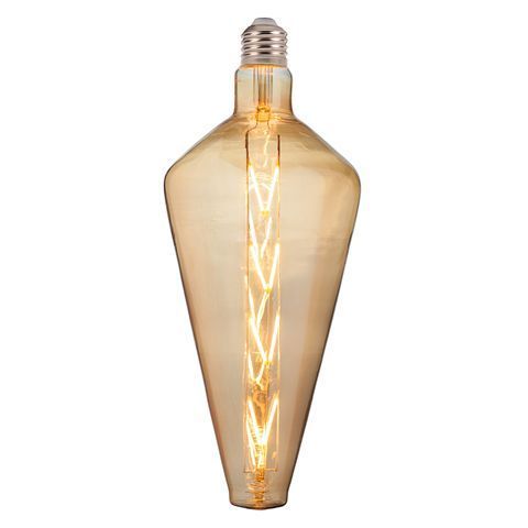 Лампа винтажная светодиодная (ретро) Filament led PARADOX 8W E27 2200К Янтар 001-052-0008-010 фото