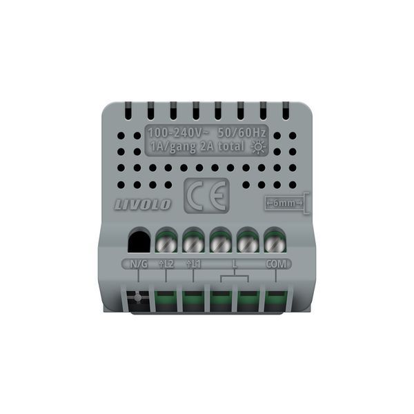 Умный механизм сенсорный ZigBee выключатель 2 сенсора Livolo (VL-FC2Z-2G) VL-C702Z фото