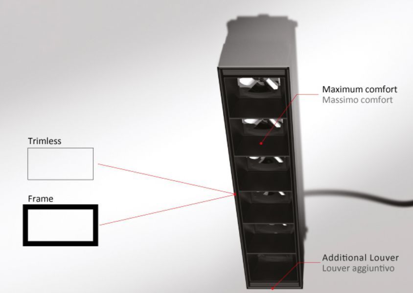 Торшер офисный 20Вт 3000К ІР20 led FloorLine black comfort Черный LC-TR-3K-20-CMF-Blk LC-TR-3K-20-CMF-Blk фото